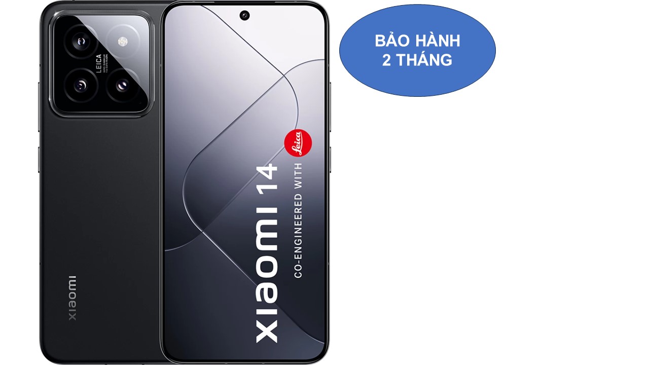 XIAOMI 14 Bản 16/512G máy màu đen đẹp xuất sắc.