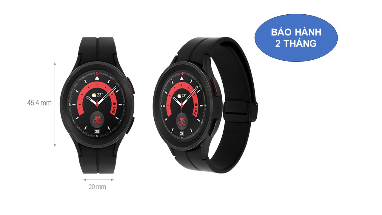 Đồng hồ Samsung Watch 5 Pro đen hàng công ty full box.