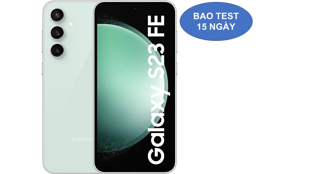 Samsung S23FE bản 8/128G màu xanh hàng chính hãng full box.