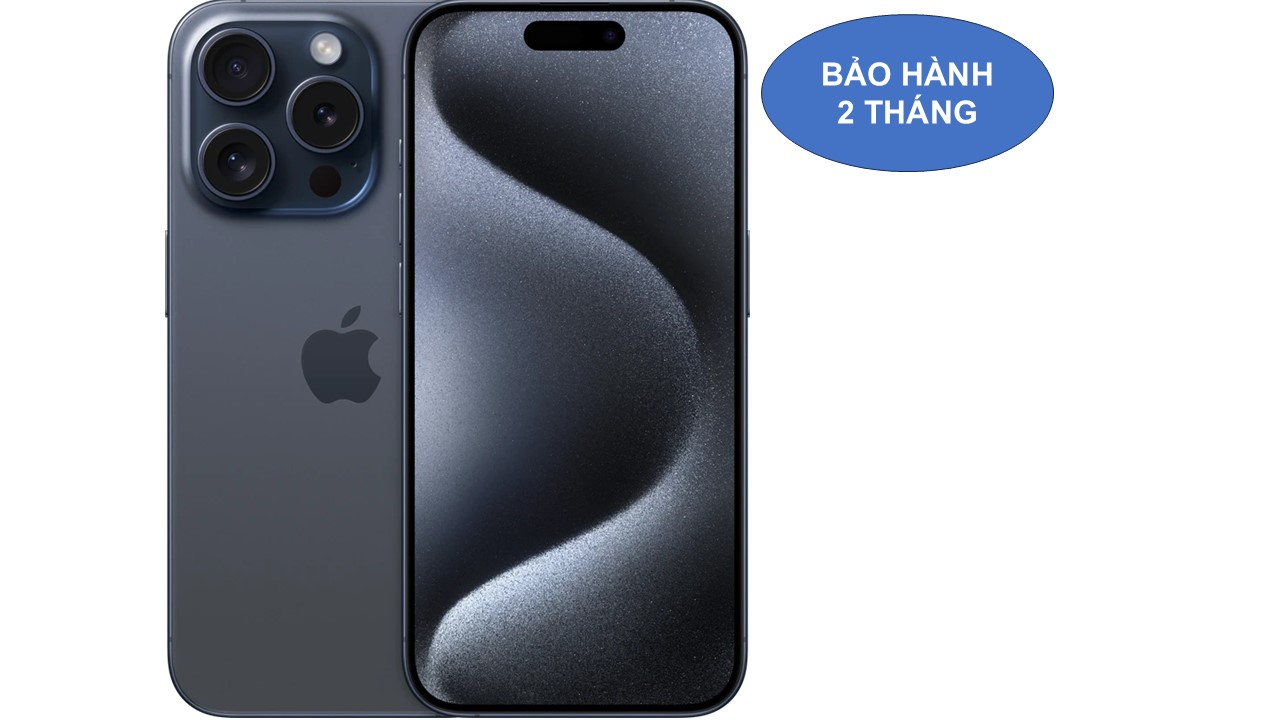 Iphone 15Pro bản 128G hàng VN màu Titan Blue đẹp xuất sắc.