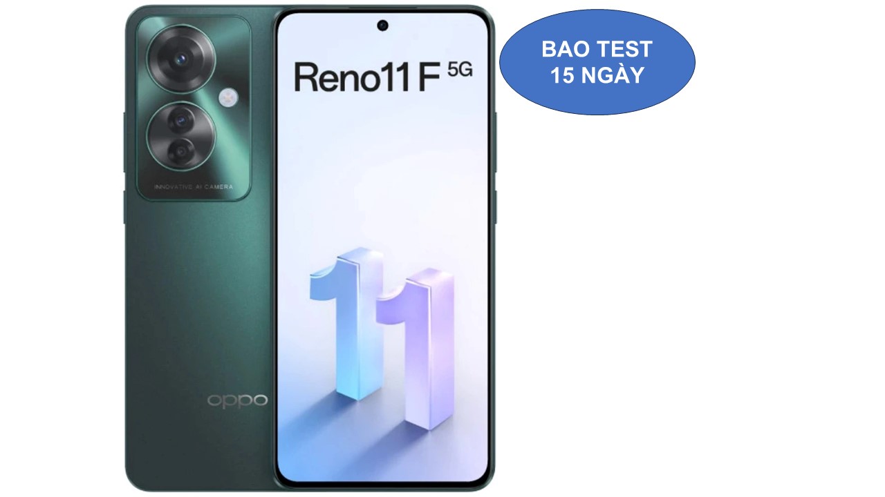 Oppo Reno11F-5G bản 256G hàng TGDD máy màu xanh đẹp xuất sắc full box.