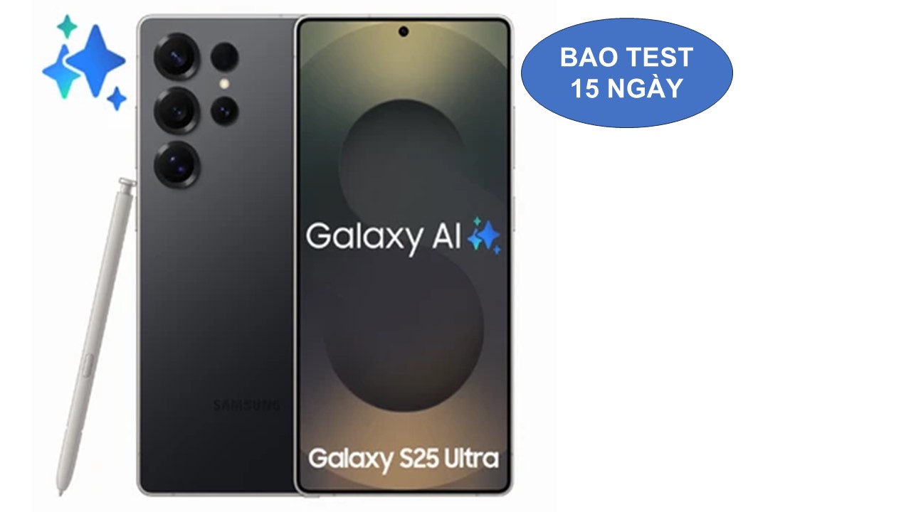 Samsung S25Ultra bản 12/512G  hàng chính hãng màu Black đẹp xuất sắc .