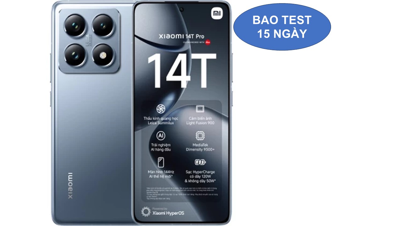 Xiaomi 14T bản 12/256G hàng TGDD màu Titan Blue đẹp xuất sắc bảo hành dài  full box 