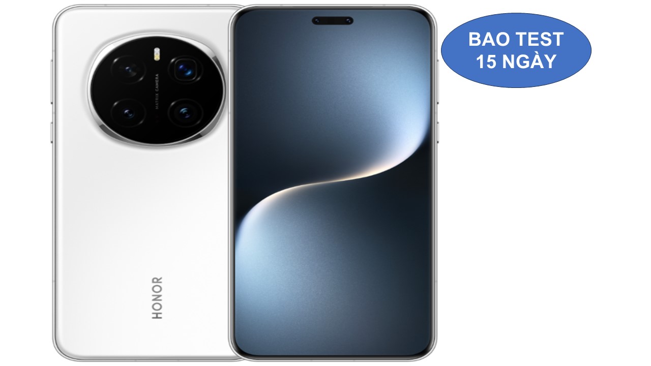Honor Magic 7 Pro bản 16/512G màu trắng trần đẹp xuất sắc.